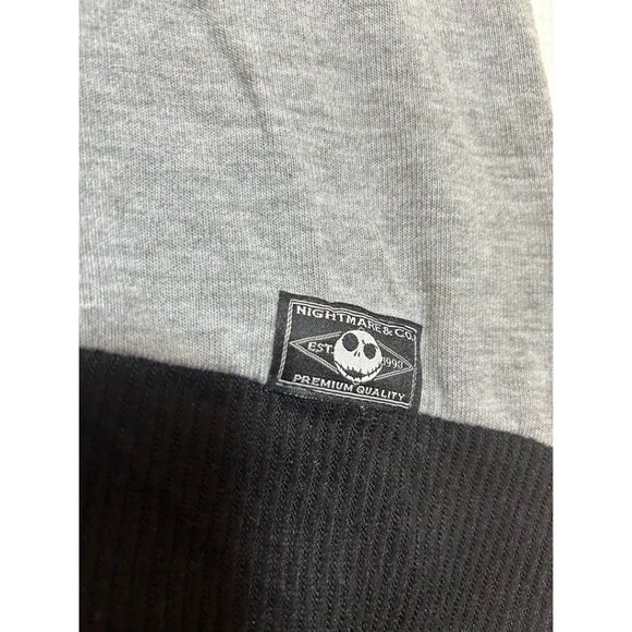 Disney Nightmare Before Christmas Sleepwear M (8-10) Keep It Spooky Grey - Picture 3 of 8